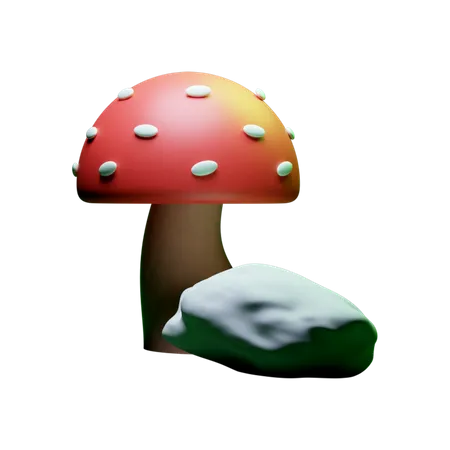 Champignon  3D Icon