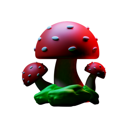 Champignon  3D Icon