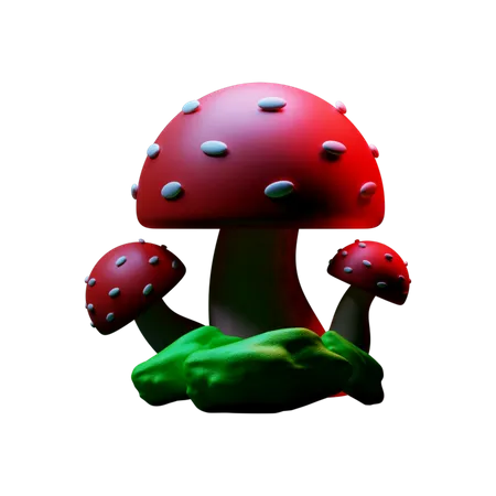 Champignon  3D Icon