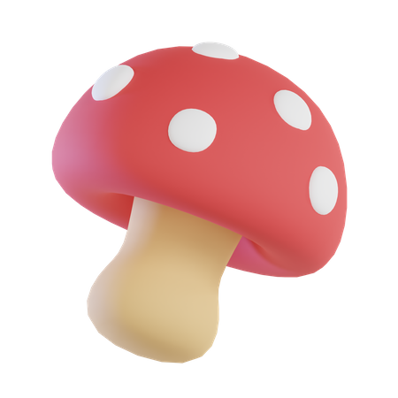 Champignon  3D Icon