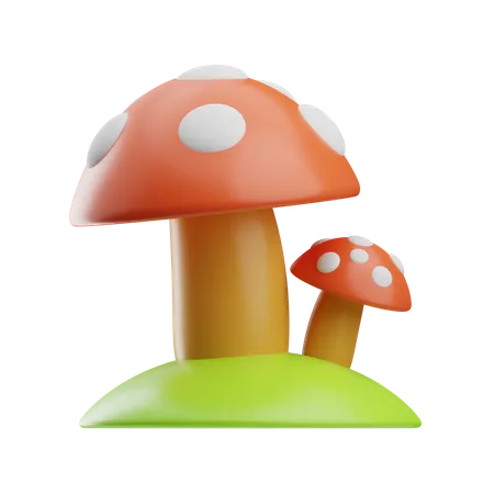 Champignon  3D Icon