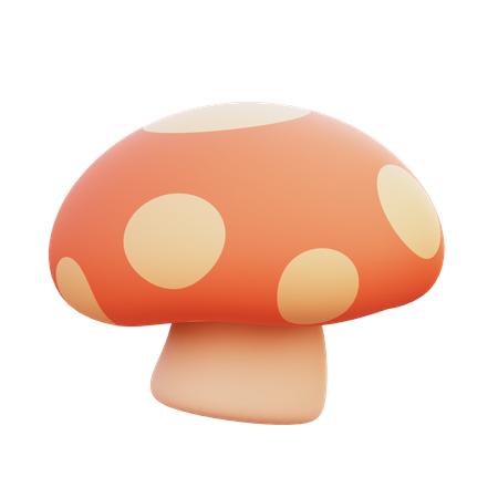 Champignon  3D Icon