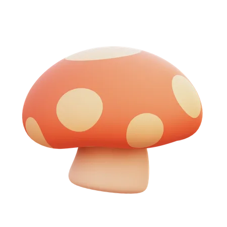 Champignon  3D Icon