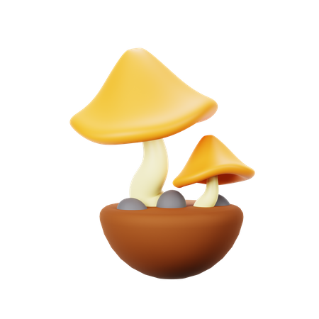 Champignon  3D Icon