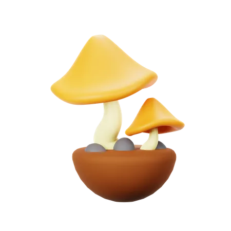 Champignon  3D Icon