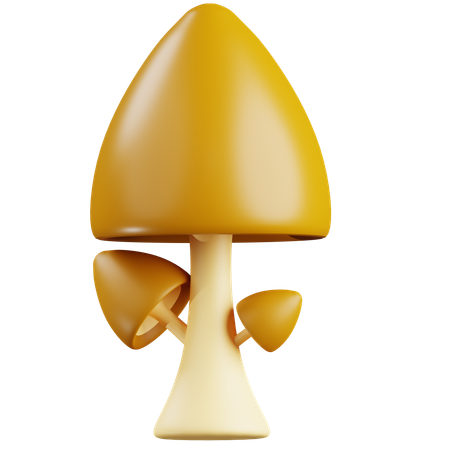 Champignon brun  3D Icon