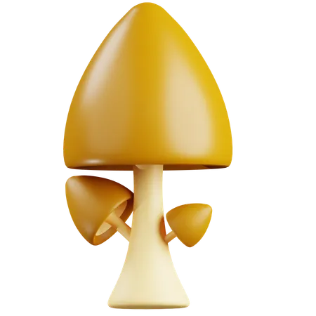 Champignon brun  3D Icon