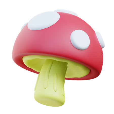 Champignon magique  3D Icon