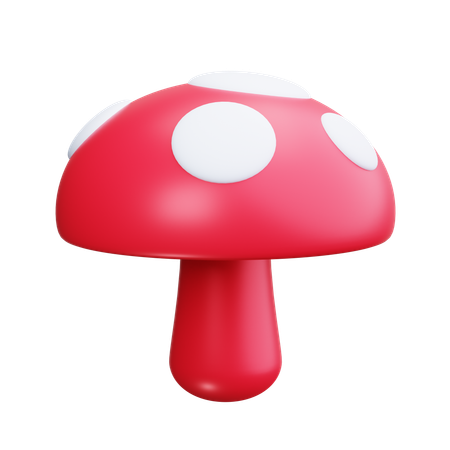 Champignon mortel  3D Icon