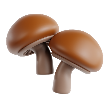 Cremini-Pilz  3D Icon