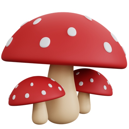 Champignon  3D Icon