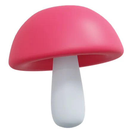 Champignon rouge  3D Icon