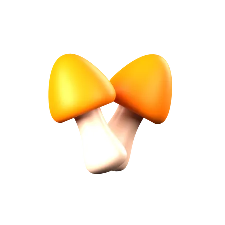 Champignons  3D Icon