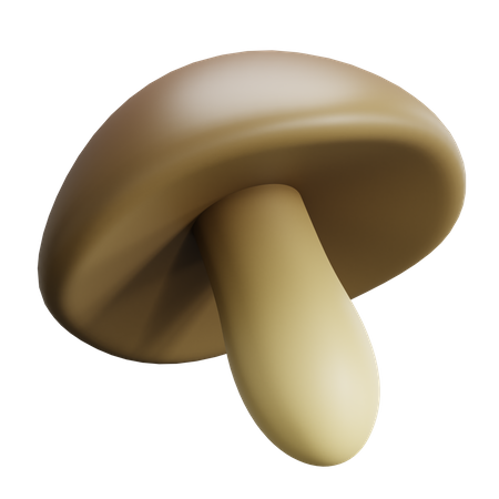 Champiñón  3D Icon