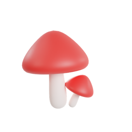 Champiñón  3D Icon