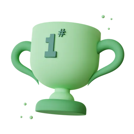 Champion 1st Trophy  3D Icon