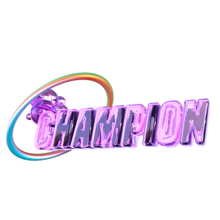Champion  3D Icon