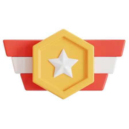 Champion badge  3D Icon