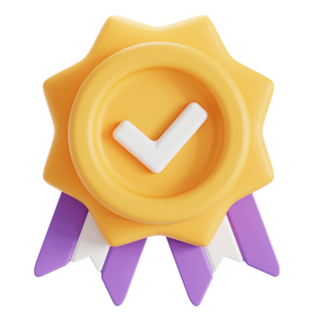 Champion badge  3D Icon