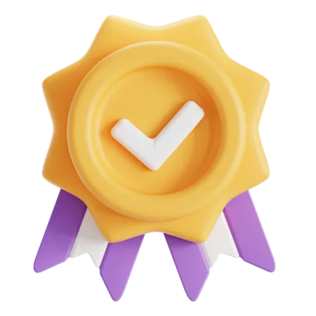 Champion badge  3D Icon