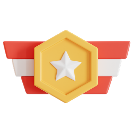 Champion badge  3D Icon