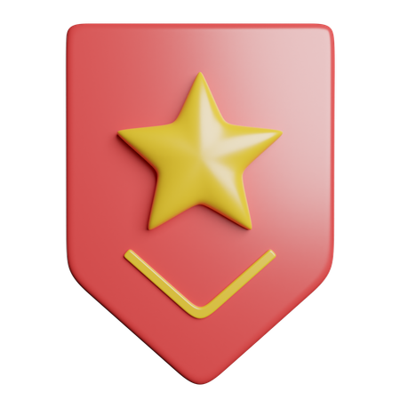 Champion Badge  3D Icon