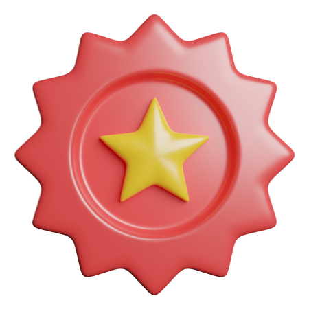 Champion Badge  3D Icon
