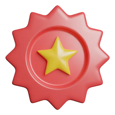 Champion Badge  3D Icon