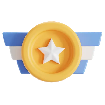 Champion badge  3D Icon