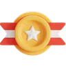 Champion badge medal