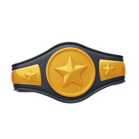 Champion Belt  3D Icon