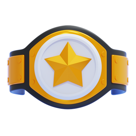 Champion Belt  3D Icon