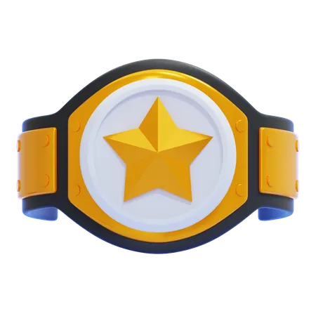 Champion Belt  3D Icon