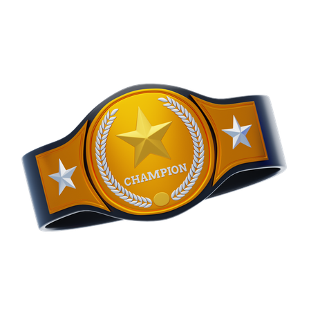 Champion Belt  3D Icon