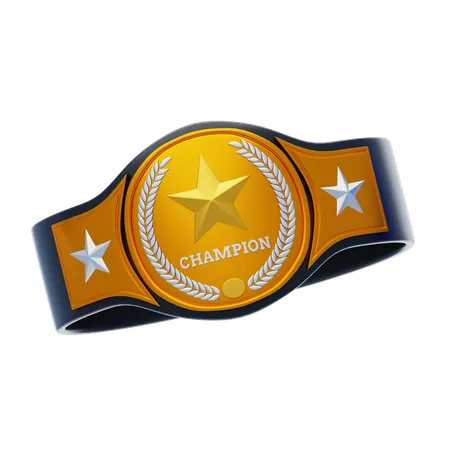 Champion Belt  3D Icon