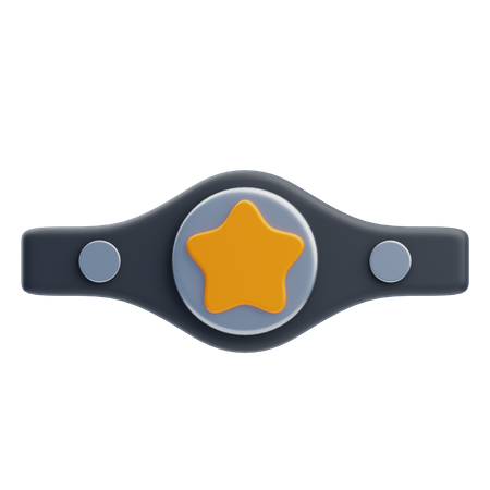 Champion Belt  3D Icon