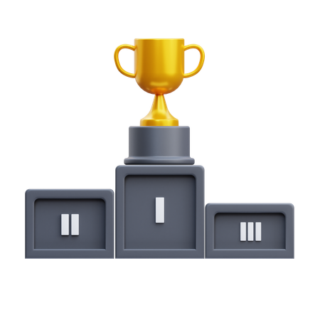 Champion Podium  3D Icon