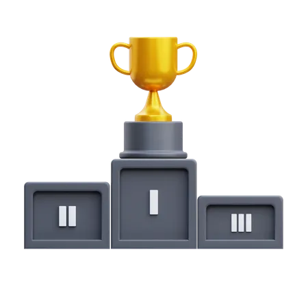 Champion Podium  3D Icon