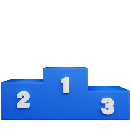Champion Podium  3D Icon