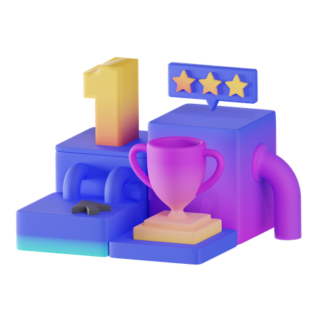 Champion Ranking 3D Icon