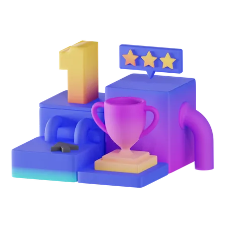 Champion Ranking  3D Icon