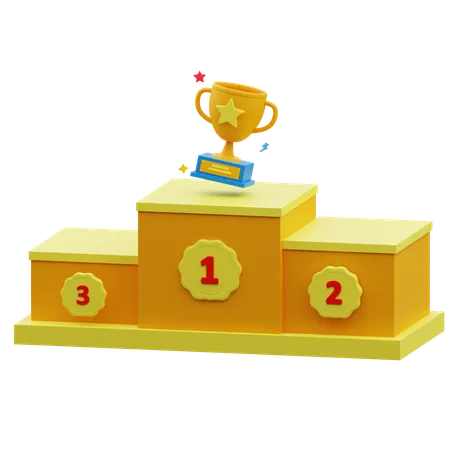 Champion Stage  3D Icon