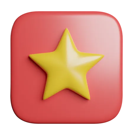Champion Star Badge  3D Icon