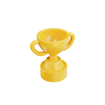 Trophée de champion  3D Illustration