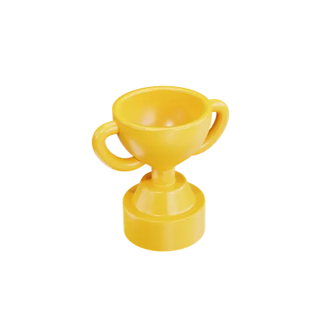 Trophée de champion  3D Illustration