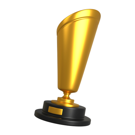 Trophée de champion  3D Illustration