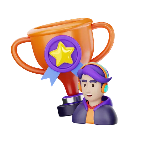 Champion Trophy  3D Icon