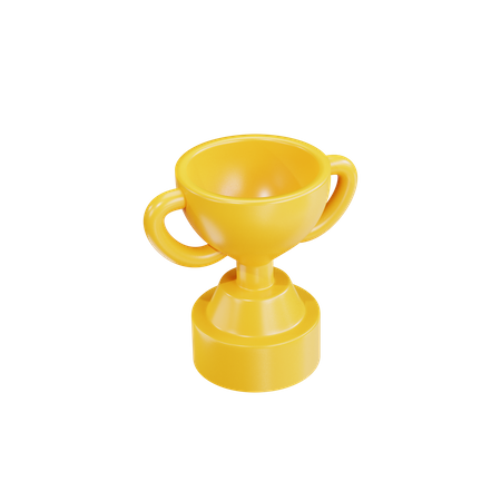 Champion Trophy  3D Illustration