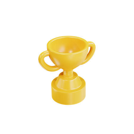 Champion Trophy 3D Illustration