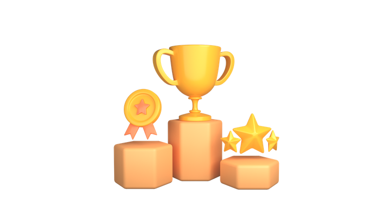 Champion trophys  3D Icon